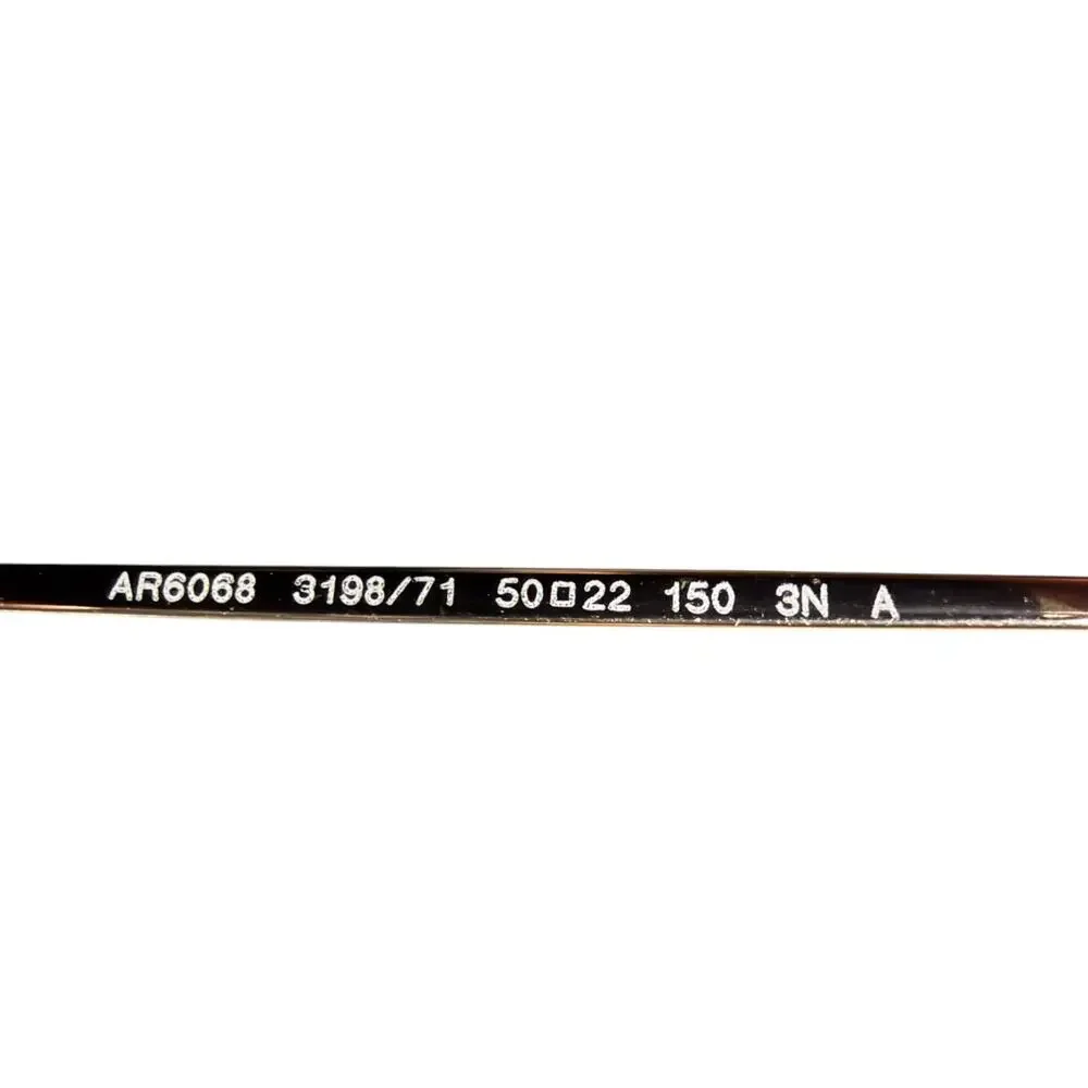 Giorgio Armani AR6068 319871 Tortoise 50 mm Men's Sunglasses $418 retail GREAT